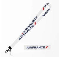 Thumbnail for Air France Airlines lanyard - white