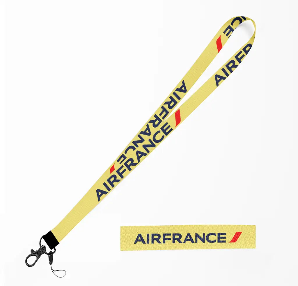 Air France Airlines lanyard - yellow