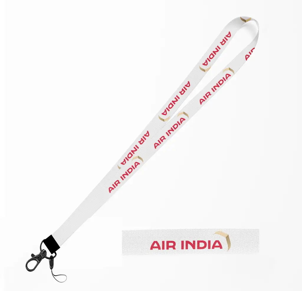 Air India Airlines lanyard - white