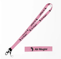 Thumbnail for Air Niugini Airlines lanyard - pink