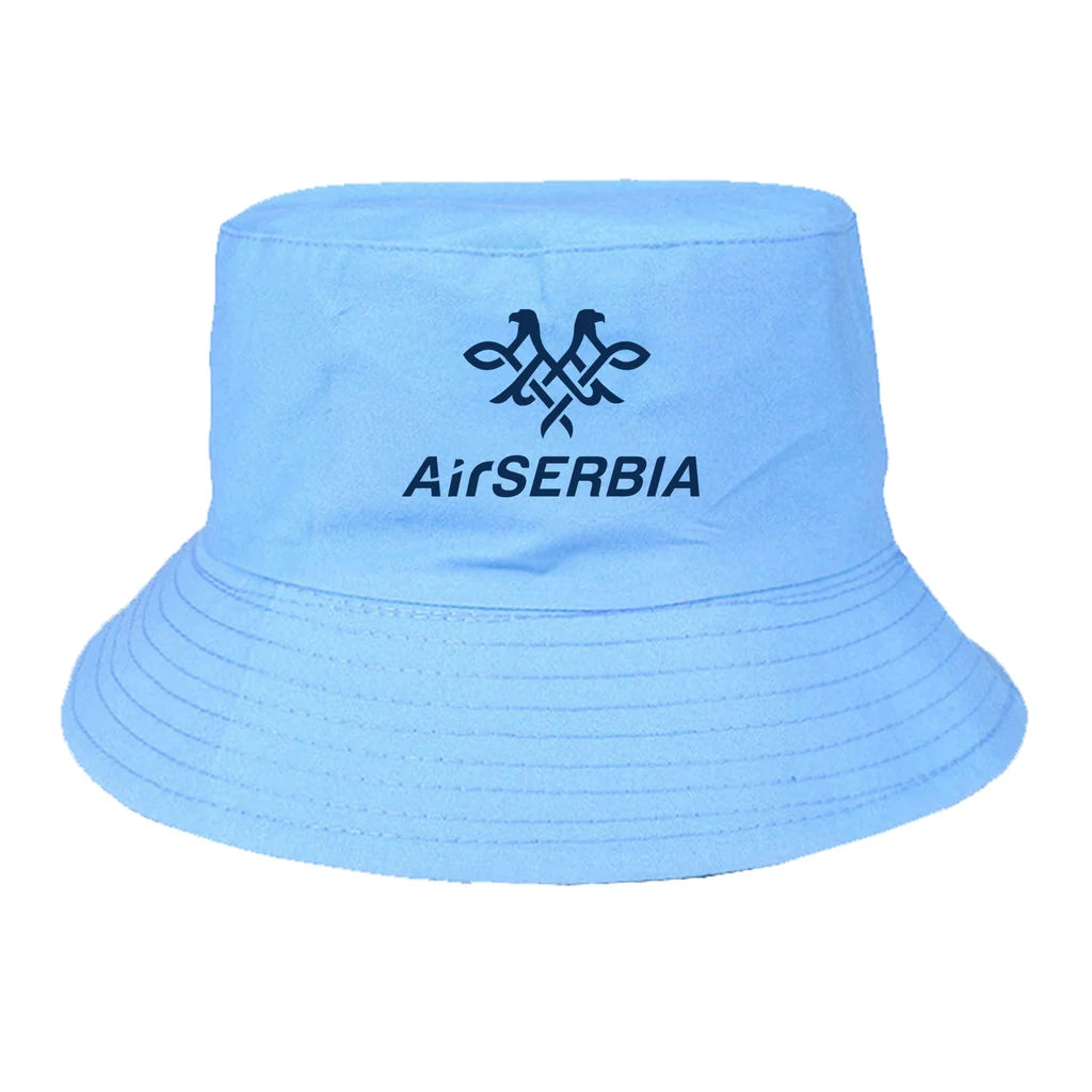 Air Serbia Airlines summer hat - light blue