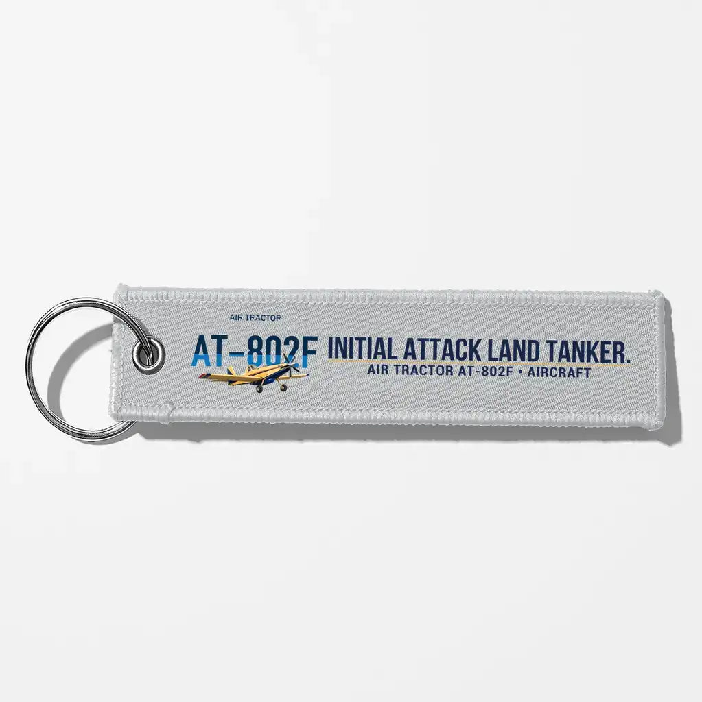 Air Tractor AT-802F Aviator Key Chains - Light Gray