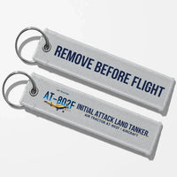 Thumbnail for Air Tractor AT-802F Aviator Key Chains - Light Gray - Remove Before Flight