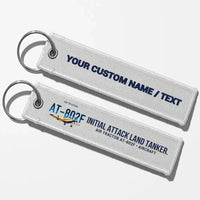 Thumbnail for Air Tractor AT-802F Aviator Key Chains - White - Personalized