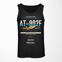 Thumbnail for Air Tractor AT-802F design on black tank top