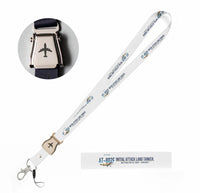Thumbnail for Air Tractor AT-802F seat belt lanyard - white