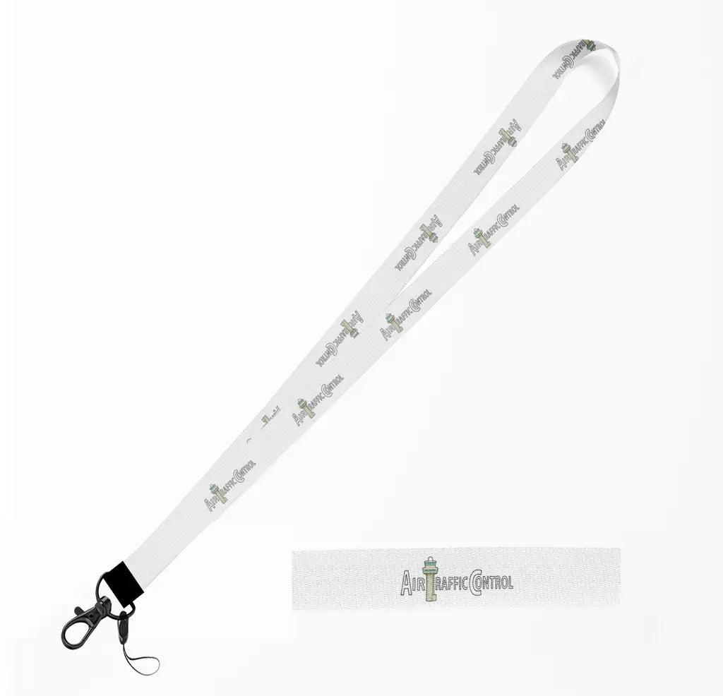 Air Traffic Control lanyard - white