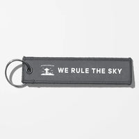 Thumbnail for Air Traffic Controllers - We Rule The Sky Aviator Key Chains - Gray