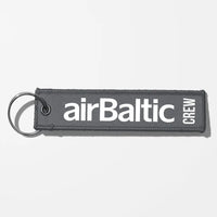 Thumbnail for Airbaltic Airlines Crew & Staff Tag Key Chains - Gray - Crew