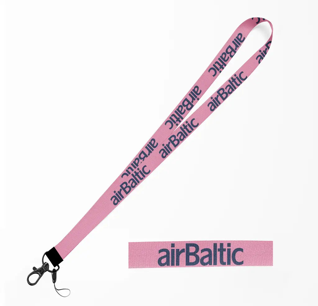 Airbaltic Airlines lanyard - pink