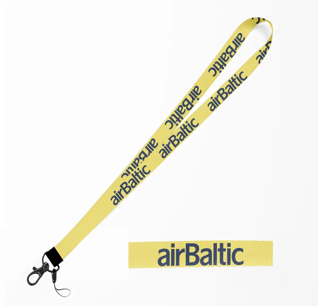 Airbaltic Airlines lanyard - yellow