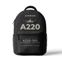 Thumbnail for Airbus A220-100 - 3D Backpack - Heritage - Gray