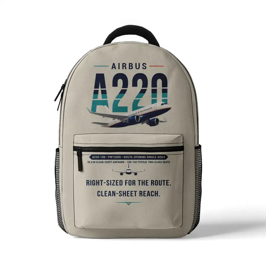 Airbus A220-100 - 3D Backpack - Original - Beige