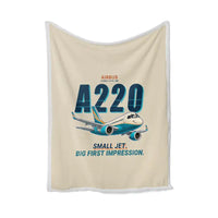 Thumbnail for Airbus A220-100 - Cartoon - Blanket - Beige