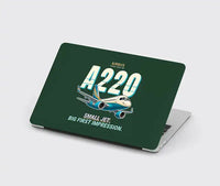 Thumbnail for Airbus A220-100 - Cartoon - MacBook Case - Dark Green