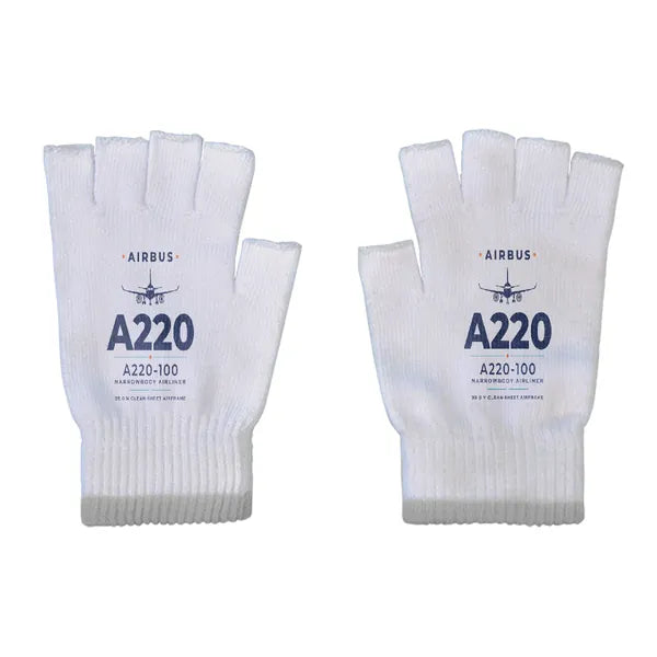 Airbus A220-100 - Gloves - Cut - Heritage - Light Gray