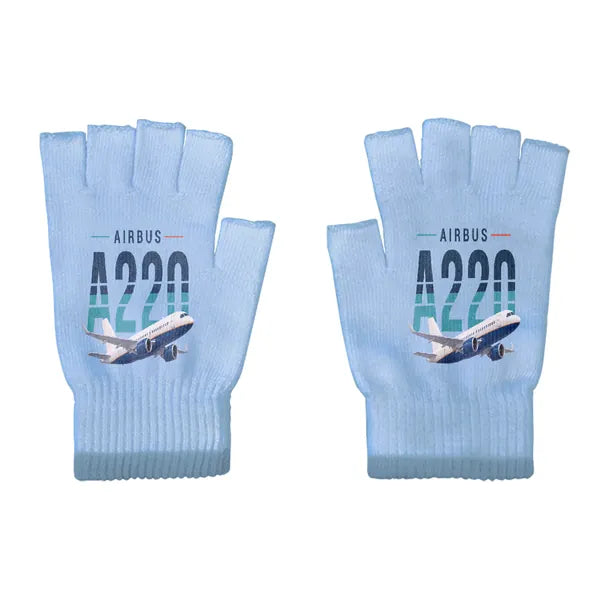 Airbus A220-100 - Gloves - Cut - Original - Light Blue
