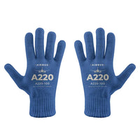 Thumbnail for Airbus A220-100 - Gloves - Full - Heritage - Blue