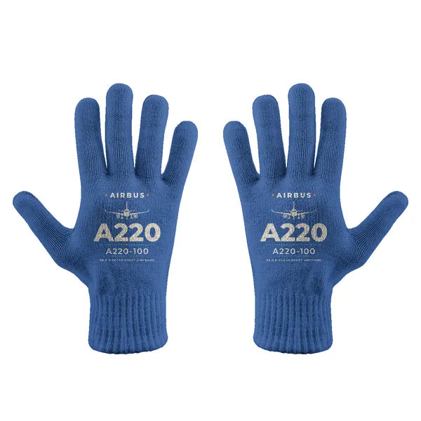 Airbus A220-100 - Gloves - Full - Heritage - Blue