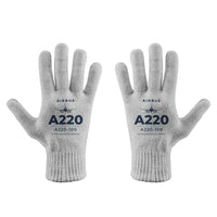 Thumbnail for Airbus A220-100 - Gloves - Full - Heritage - Light Gray