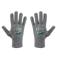 Thumbnail for Airbus A220-100 - Gloves - Full - Original - Gray