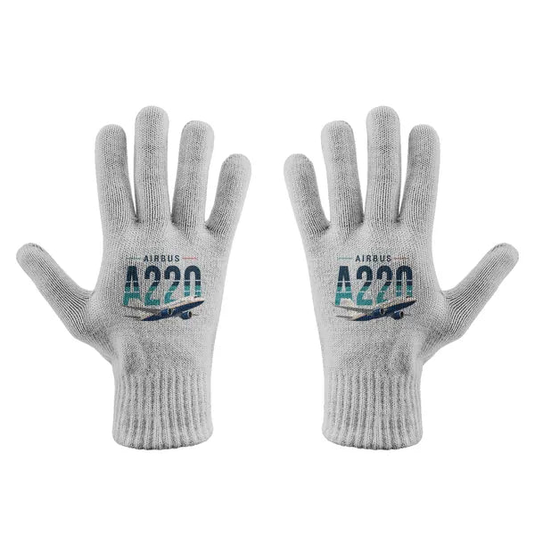 Airbus A220-100 - Gloves - Full - Original - Light Gray