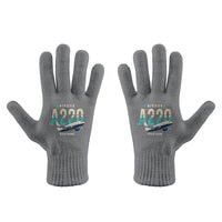 Thumbnail for Airbus A220-100 - Gloves - Full - Original + Name - Gray