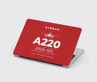 Thumbnail for Airbus A220-100 - Heritage - MacBook Case - Red