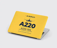 Thumbnail for Airbus A220-100 - Heritage - MacBook Case - Yellow