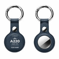 Thumbnail for Airbus A220-100 - Heritage + Name - AirTag Case - Blue