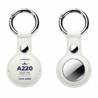 Thumbnail for Airbus A220-100 - Heritage + Name - AirTag Case - White