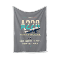 Thumbnail for Airbus A220-100 - Original - Blanket - Gray