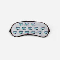 Thumbnail for Airbus A220-100 - Original Pattern - Sleep Mask - Light Gray