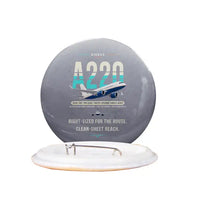 Thumbnail for Airbus A220-100 - Original - Pin - Gray