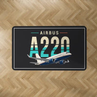 Thumbnail for Airbus A220-100 - Original - Rectangle Carpet - Black