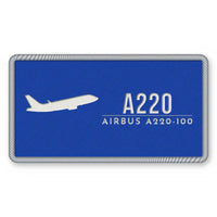 Thumbnail for Airbus A220-100 Patches - Rectangle - Royal White