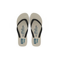 Thumbnail for Airbus A220-100 - Slippers - Flip Flops - Cartoon - Beige
