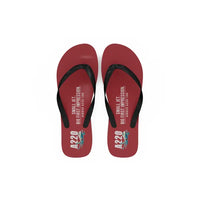 Thumbnail for Airbus A220-100 - Slippers - Flip Flops - Cartoon - Red