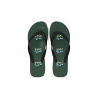 Thumbnail for Airbus A220-100 - Slippers - Flip Flops - Original Pattern - Dark Green