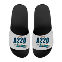 Thumbnail for Airbus A220-100 - Slippers - Sport - Cartoon - Light Gray