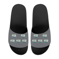 Thumbnail for Airbus A220-100 - Slippers - Sport - Cartoon Pattern - Gray
