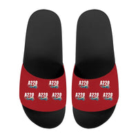 Thumbnail for Airbus A220-100 - Slippers - Sport - Cartoon Pattern - Red