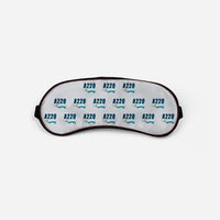 Thumbnail for Airbus A220-300 - Cartoon Pattern - Sleep Mask - Light Gray