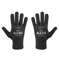 Thumbnail for Airbus A220-300 - Gloves - Full - Heritage - Black
