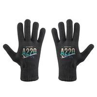 Thumbnail for Airbus A220-300 - Gloves - Full - Original - Black
