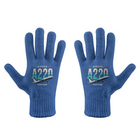 Thumbnail for Airbus A220-300 - Gloves - Full - Original + Name - Blue