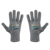 Thumbnail for Airbus A220-300 - Gloves - Full - Original + Name - Gray
