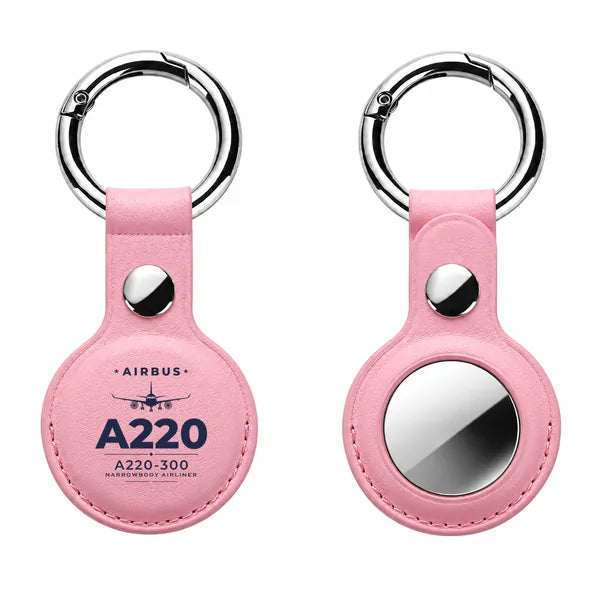 Airbus A220-300 - Heritage - AirTag Case - Pink