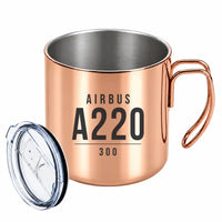 Thumbnail for Airbus A220-300 - Portable Mug - Tag - Copper