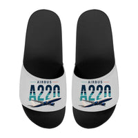 Thumbnail for Airbus A220-300 - Slippers - Sport - Original - Light Gray